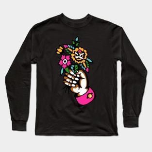 Hand flowers Long Sleeve T-Shirt